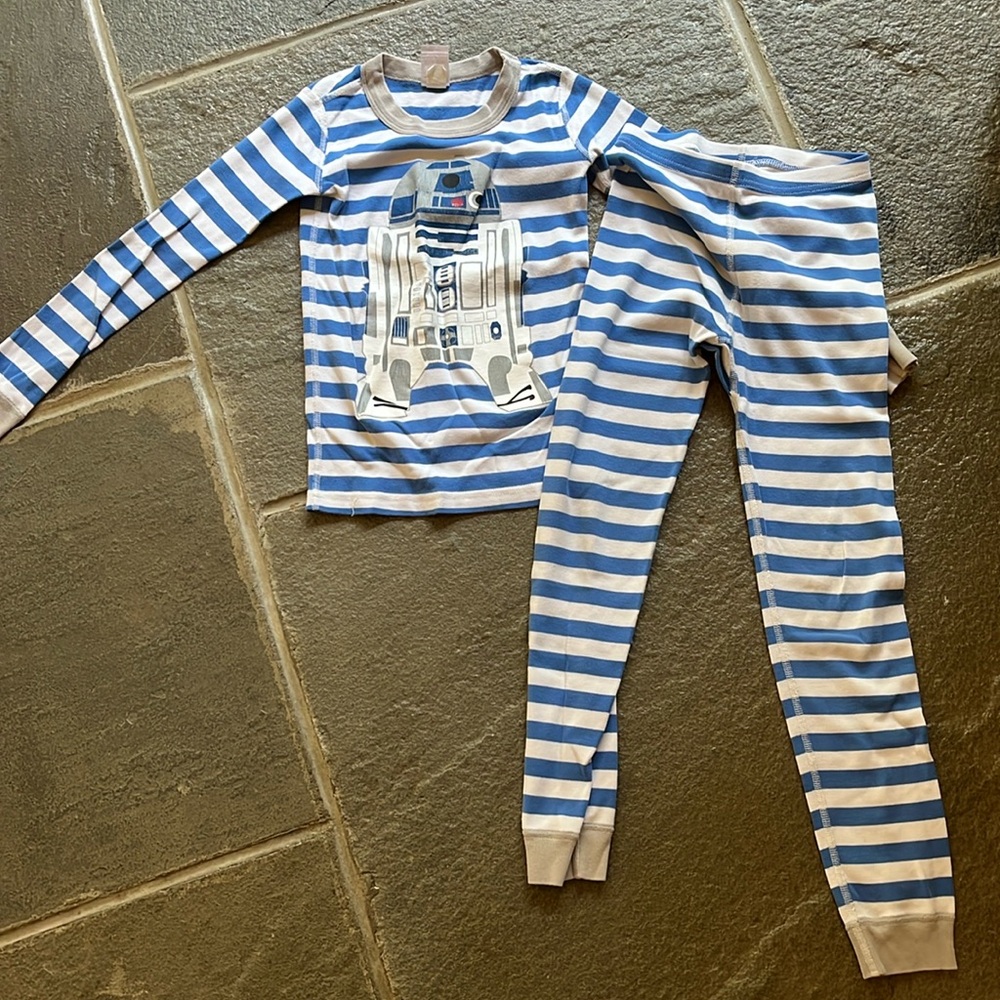 Hanna Andersson Star Wars R2D2 Kids Pajamas Size 8